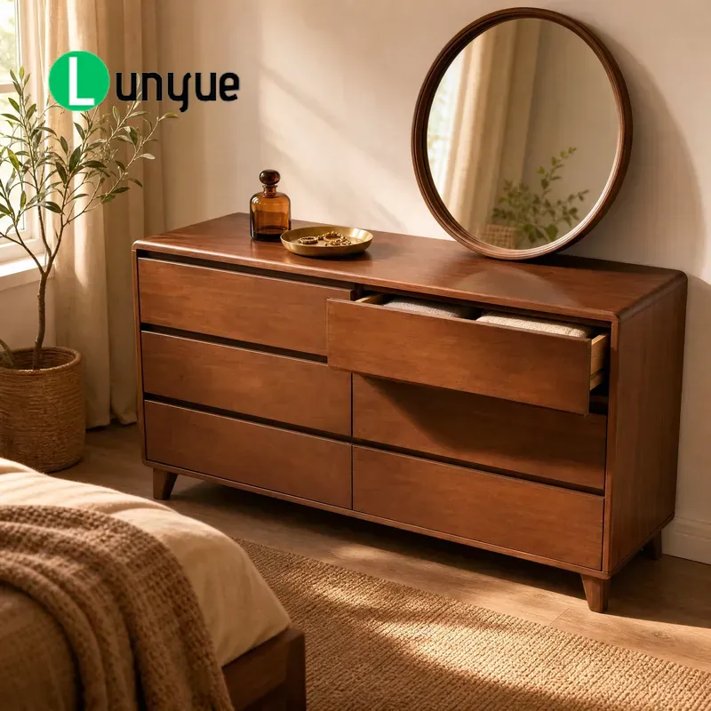 Furniture Hardware Lowes - Op maat gemaakte, lage 6-laden sidekast