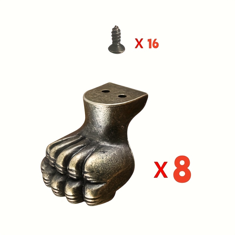 8 stuks antieke voet messing s - Cabinet Hinge Overlay recensie en prijs