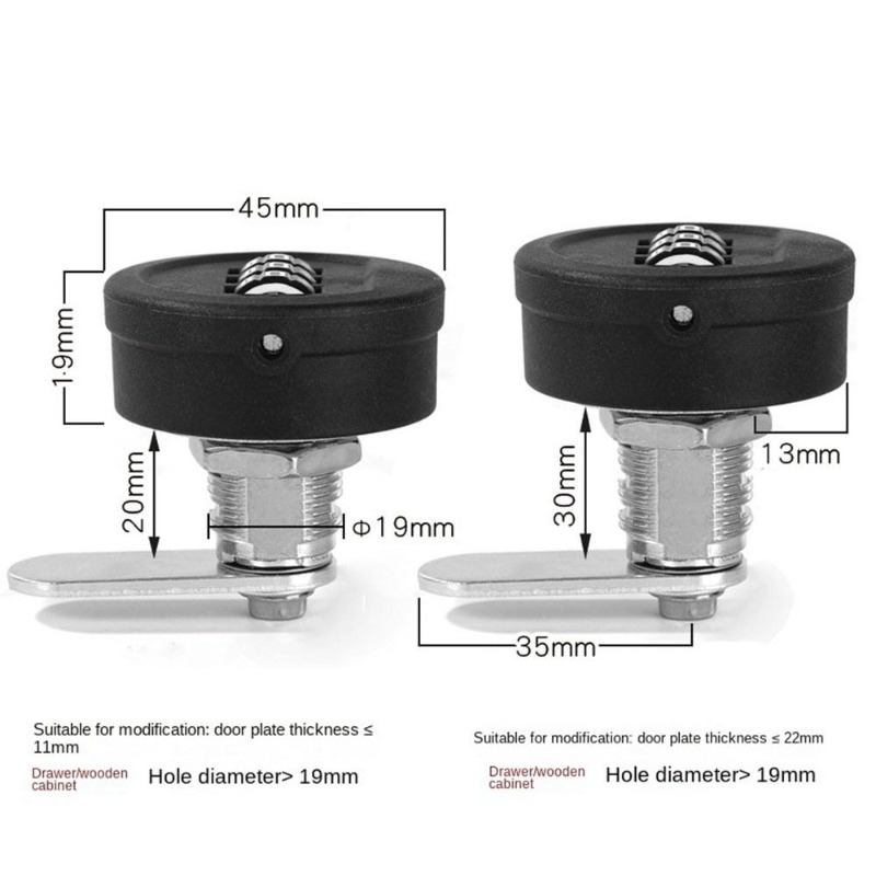 Lade Wachtwoord Slot 20/30mm D - Furniture Hardware Manufacturer recensie en prijs